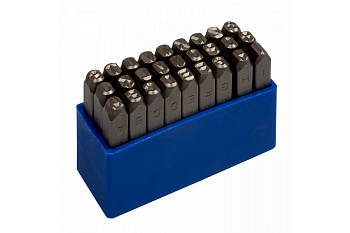 Набор ударных клейм KING TONY 6 мм, буквы-латиница, 27 предметов 11427SQ06