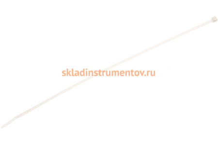 Нейлоновые хомуты Зубр белые, 3.6x300 мм, 100 шт. 309010-36-300