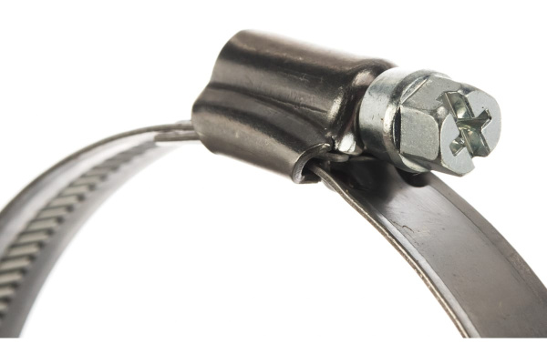 Червячный хомут JTC 70-90мм, нержавеющая сталь, ширина ленты 12мм ZN90