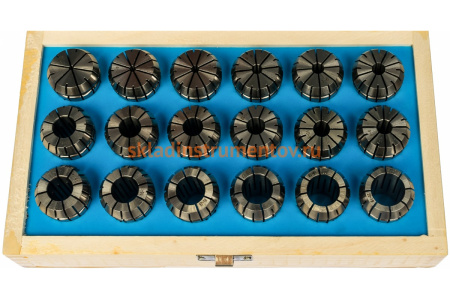 Набор цанг ER32 из 18 шт., DIN6499, 3-20 мм GRIFF b225530