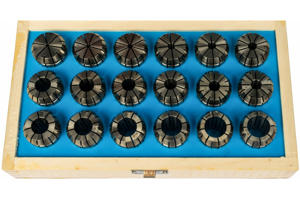 Набор цанг ER32 из 18 шт., DIN6499, 3-20 мм GRIFF b225530