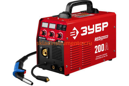 Инверторный сварочный полуавтомат Зубр 200 А, ПС-200 Инверторный сварочный полуавтомат Зубр 200 А, ПС-200