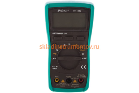 Мультиметр ProsKit MT-1232 00272832