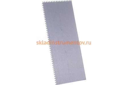 Зубчатый полутерок DEKOR HASSAN треугольные зубья 4х4,5мм 120х295мм пласт. ручка 125