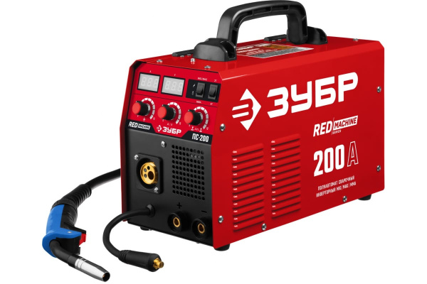Инверторный сварочный полуавтомат Зубр 200 А, ПС-200 Инверторный сварочный полуавтомат Зубр 200 А, ПС-200