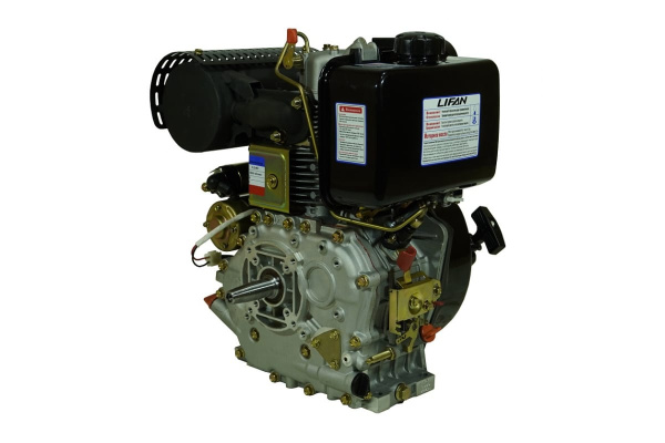 Двигатель LIFAN Diesel 192FD D25, 6A конусный вал 00-00004098