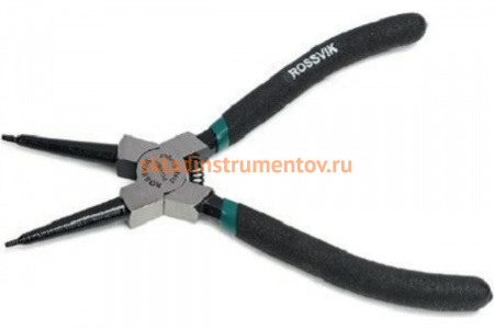 Щипцы для стопорных колец 7" сжим прямой ROSSVIK PC07SP