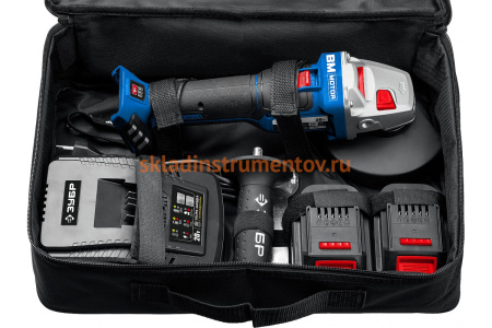 Бесщеточная угловая шлифовальная машина ЗУБР Профессионал 20В AB-125-42