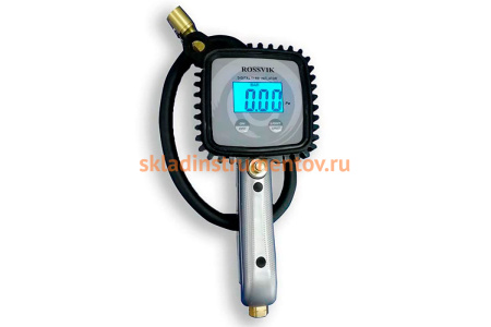 Пистолет накачки с электронным манометром ROSSVIK H20
