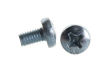 Винт ЗУБР DIN 7985, M6 x 10 мм, 5 кг, (примерно 1075 шт.) кл. пр. 4.8, оцинкованный, 303150-06-010