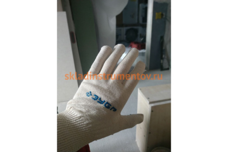 Перчатки хлопчатобумажные 12 класс защиты от скольжения (размер L-XL) "Эксперт" Зубр 11451-XL Перчатки хлопчатобумажные 12 класс защиты от скольжения (размер L-XL) "Эксперт" Зубр 11451-XL