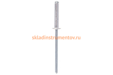 Заклепка вытяжная открытая алюминий/сталь AlMg 1.5%/St (500 шт; 3.2x16 мм; Борт: Стандарт) MESSER 111113216-500