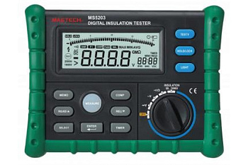 Цифровой измеритель сопротивления изоляции Mastech MS5203 65298