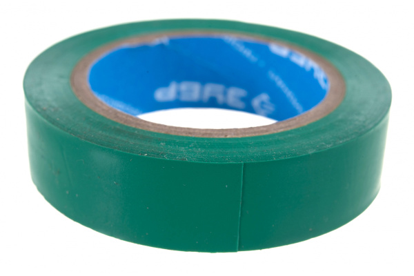 Изолента Зубр ЭЛЕК-10 ПВХ не поддерживает горение 10м /0 13х15мм/ зеленая 1233-4_z02