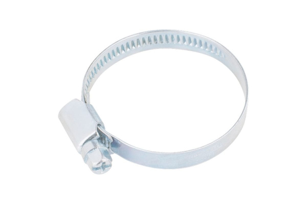 Хомуты СИБРТЕХ нержав, сталь, стандартное болтовое крепление 90-110мм 25шт/уп, ширина 9мм 47588