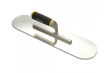 Гладилка для бассейнов DEKOR HASSAN нержавеющая сталь, 120х450мм пластиковая ручка 266