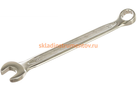 Ключ ПРОФИ (гаечный, комбинированный, CrV) 10мм Biber 90665 тов-155271