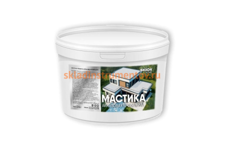 Кровельная мастика-герметик Бизон 4 кг 904404