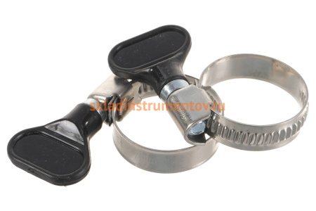 Обжимной хомут QUATTRO ELEMENTI 14-27 мм нержавеющая сталь с ключом 2 шт 772-463