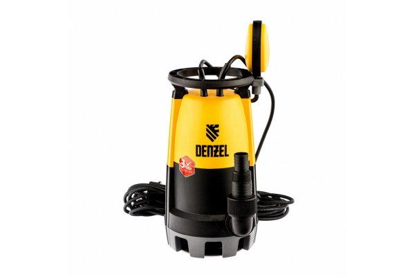 Дренажный насос для чистой и грязной воды DENZEL DP-600S 97268