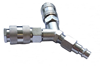 Разветвитель пневматический на 2 выхода Y-образный со штуцером Pegas pneumatic 3303