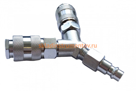 Разветвитель пневматический на 2 выхода Y-образный со штуцером Pegas pneumatic 3303