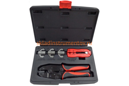 Набор для обжима и зачистки кабелей, кейс, 5шт МАСТАК 106-40005C