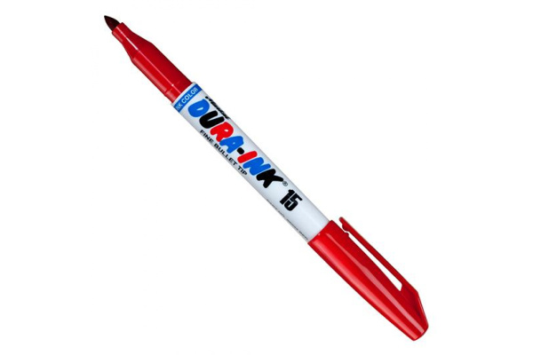 Водостойкий маркер с тонким наконечником Markal Dura Ink 15 1,5 мм красный 96022