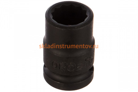 Головка короткая ударная 12-гранная (15 мм; 1/2DR) FORCE 44815