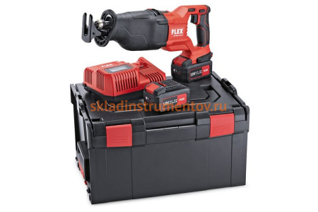 Аккумуляторная сабельная пила с маятниковым ходом FLEX RSP DW 18.0-EC/5.0 Set арт.469084