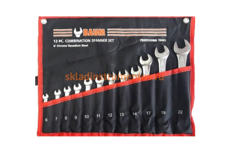 Набор комбинированных ключей дюймовых 12 предметов 1/4 -15/16 BAUM 30-12A
