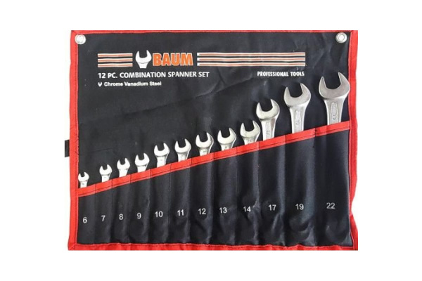 Набор комбинированных ключей дюймовых 12 предметов 1/4 -15/16 BAUM 30-12A