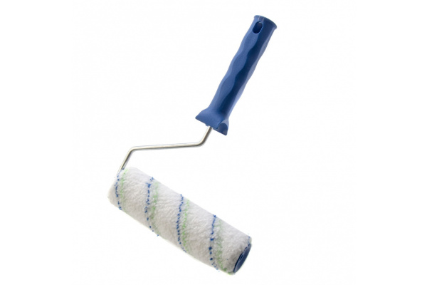 Валик Сибртех Водные краски, 180 мм, ворс 12мм, D - 36 мм, D ручки - 6 мм, полиэстер 80192