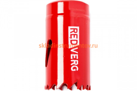 Коронка биметаллическая 27 мм REDVERG 6627100