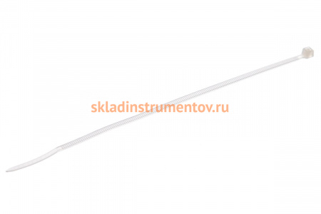 Нейлоновые хомуты Зубр белые, 2.5x150 мм, 100 шт. 309010-25-150