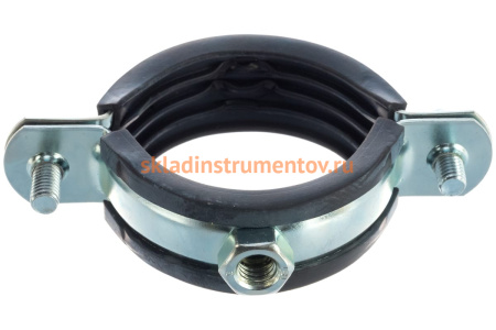 Трубный хомут с гайкой ЗУБР 1 1/2", 8штук, оцинкованный 37850-47-52