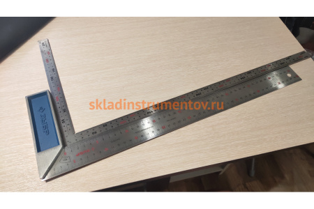 Столярный угольник 500 мм ЗУБР ЭКСПЕРТ 34393-50
