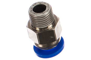 Фитинг для пластиковых трубок (6 мм; 1/8М) ROCKFORCE RF-SPC06-01