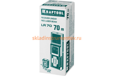 Детектор для линейного нивелира KRAFTOOL LR 70 34607