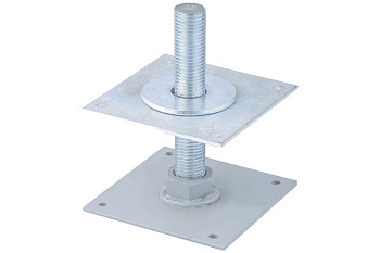 Регулируемый по высоте анкер СИБРТЕХ ARH 100 -24, цинк 46564