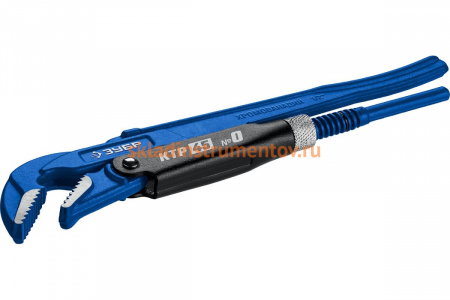 Трубный ключ с изогнутыми губками ЗУБР Профессионал №0, 1/2", 240 мм 27337-0_z02