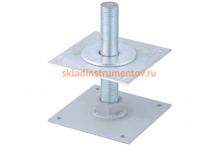 Регулируемый по высоте анкер СИБРТЕХ ARH 100 -24, цинк 46564