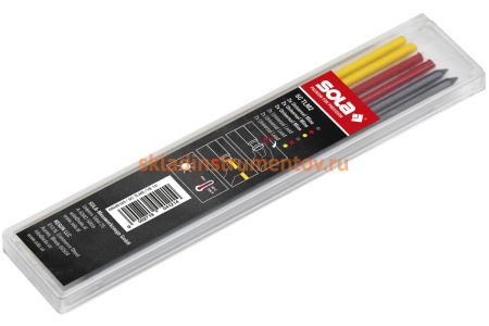 Набор грифелей SOLA 6 шт, цветные, SC TLM2 66046120