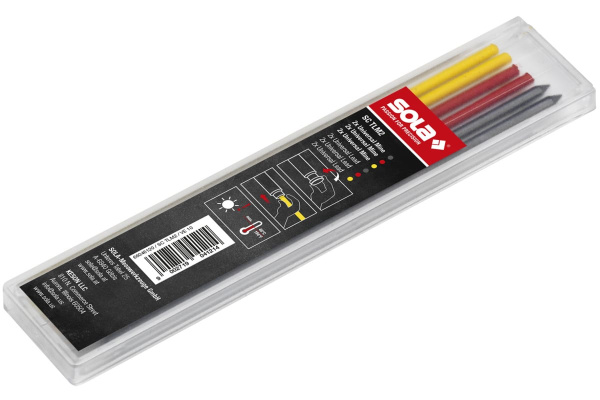 Набор грифелей SOLA 6 шт, цветные, SC TLM2 66046120