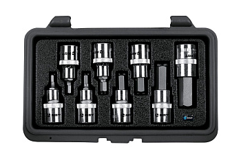 Набор головок-бит 1/2", HEX, 8 шт. AIST 409808H 00-00003985