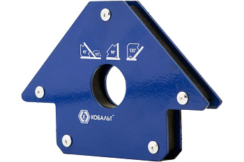 Угольник магнитный Стрелка (140 мм; 3 угла; до 45 кг) КОБАЛЬТ 918-269
