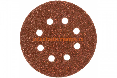 Круг шлифовальный универсальный 5 шт. (125 мм; Р40) "МАСТЕР" Зубр 35562-125-040