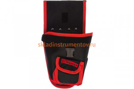 Кобура для шуруповерта с карманом для бит и сверл MATRIX 90243