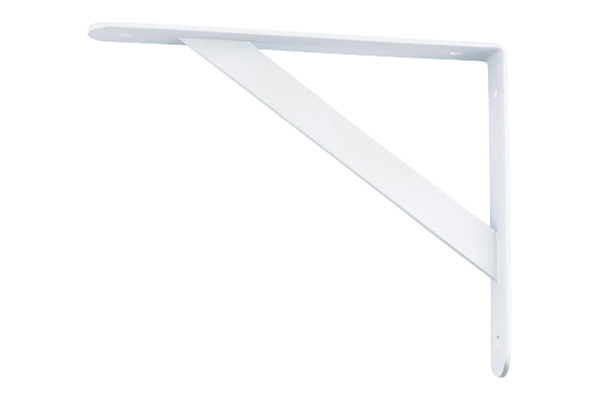 Усиленный кронштейн СИБРТЕХ 300х200х30х4 мм белый 94046