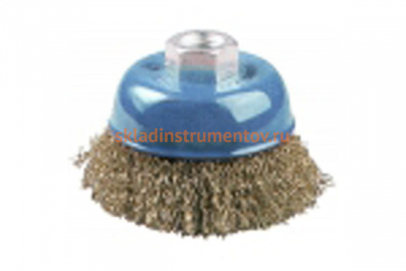 Щетка "ЭКСПЕРТ" чашечная (60 мм; М14) для УШМ Зубр 3526-060_z01